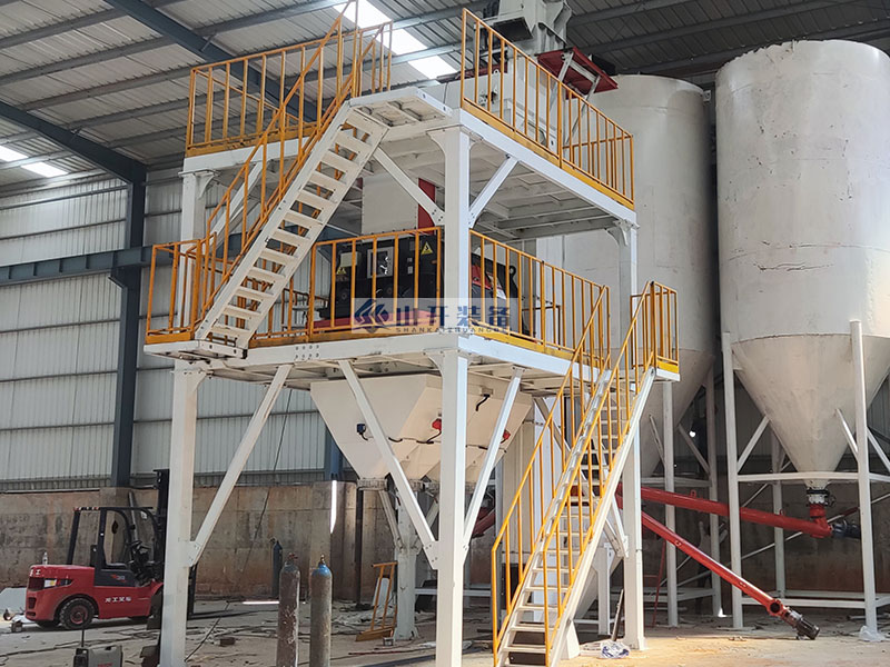 全自动砂浆生产线 全自动砂浆生产线